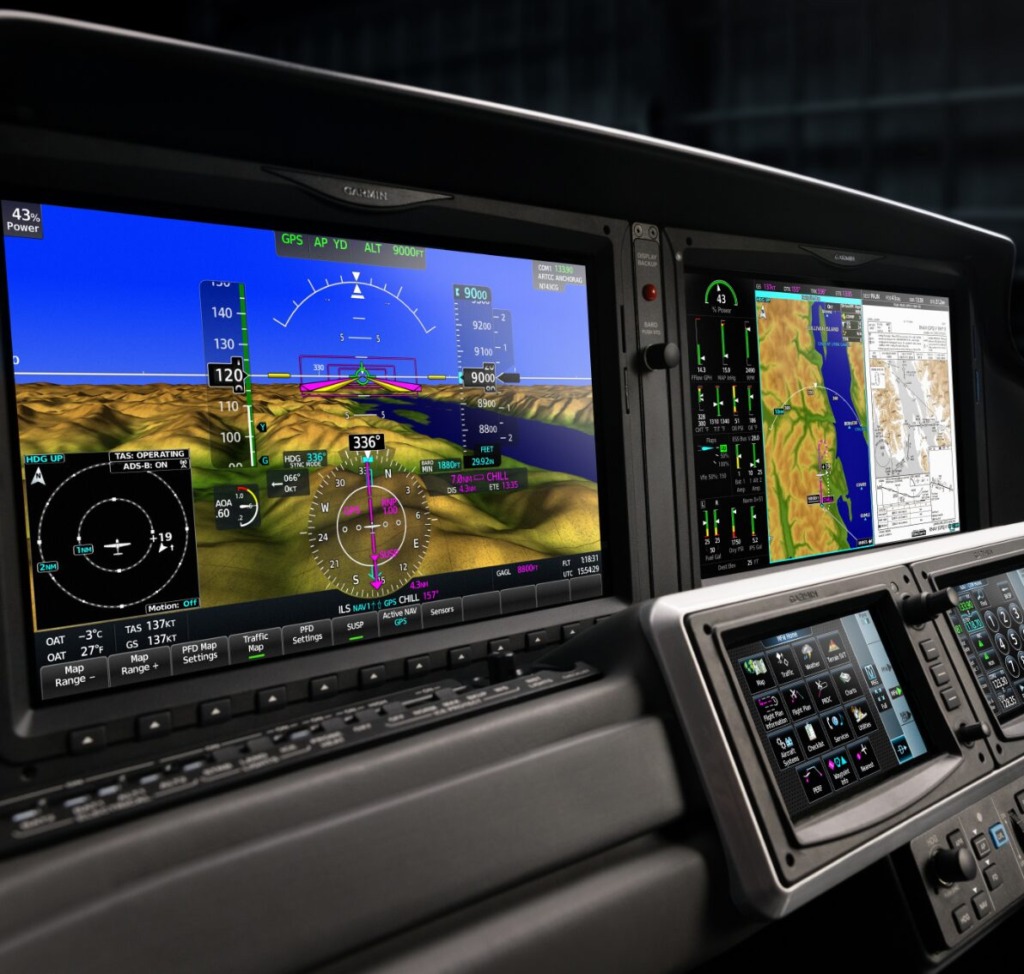 Airplane instrument panel